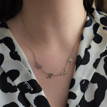 Ασημένιο κολιέ μαμά 925