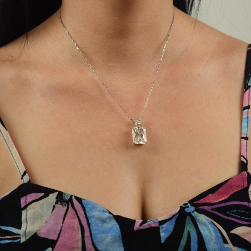 Ασημένιο κολιέ πεταλούδα 925