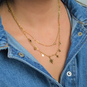 Bohm κολιέ Salvador από ανοξείδωτο ατσάλι