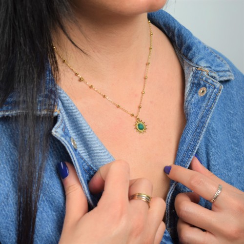 Bohm κολιέ Siloane από ανοξείδωτο ατσάλι