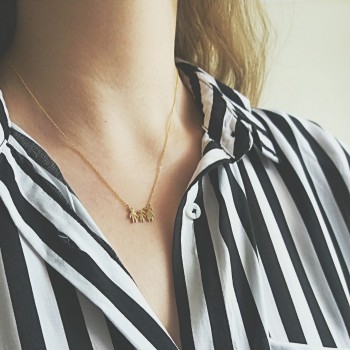 Χρυσό κολιέ οικογένεια Κ14