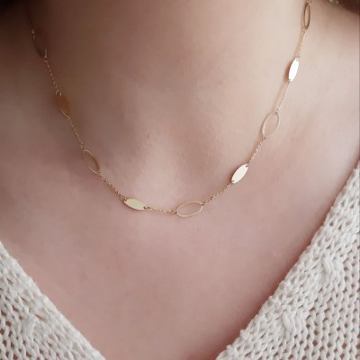 Χρυσό κολιέ Κ14