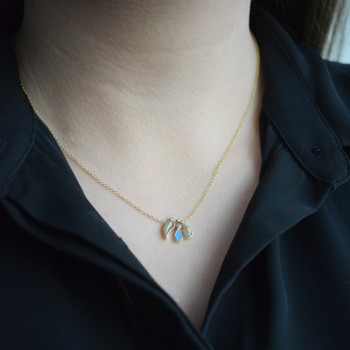 Χρυσό κολιέ οικογένεια Κ14