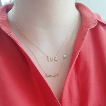 Χρυσό κολιέ μανούλα Κ14