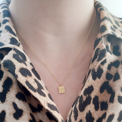 Χρυσό κωνσταντινάτο κολιέ Κ14