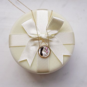 Χρυσό κολιέ μαμά Κ14