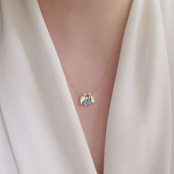 Χρυσό κολιέ οικογένεια Κ14