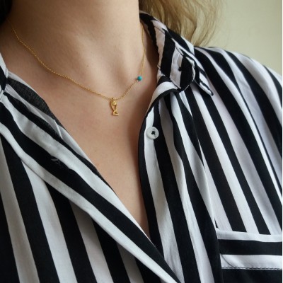 Χρυσό κολιέ ψάρι Κ14