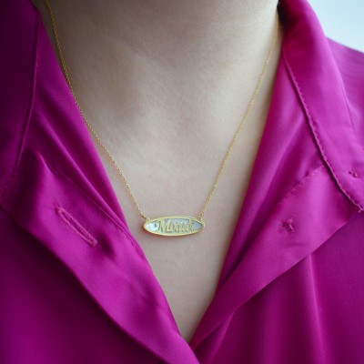 Χρυσό κολιέ μαμά Κ14