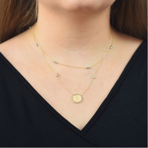 Χρυσό κολιέ Κ14