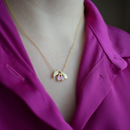 Χρυσό κολιέ οικογένεια Κ14