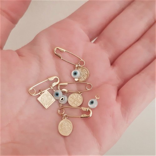 Χρυσή παραμάνα Κ9 με κωνσταντινάτο