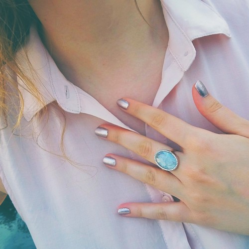 Ασημένιο δαχτυλίδι 925 με συνθετικό χαλαζία και ζιργκόν