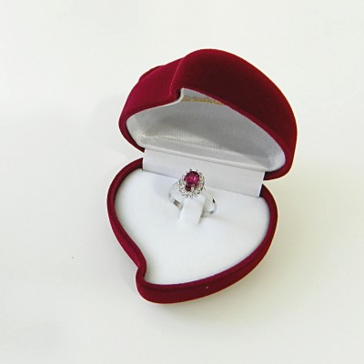 Λευκόχρυσο δαχτυλίδι fashion Κ14 με ζιργκόν