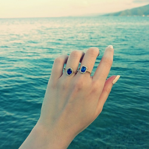 Χρυσό δαχτυλίδι Κ14 με ζιργκόν