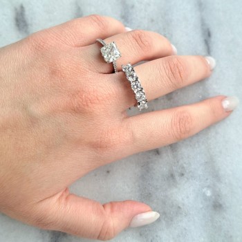 Ασημένιο σειρέ δαχτυλίδι 925 με Swarovski ζιργκόν