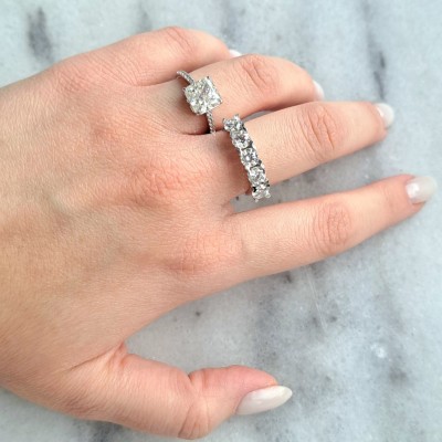 Ασημένιο σειρέ δαχτυλίδι 925 με Swarovski ζιργκόν