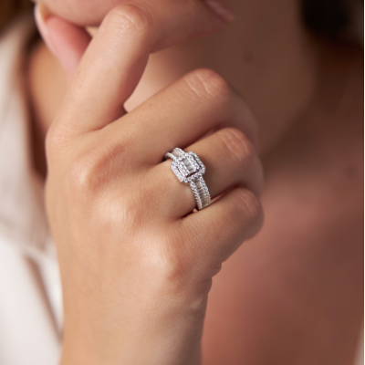 Ασημένιο δαχτυλίδι 925 με ζιργκόν