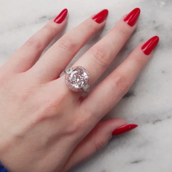 Ασημένιο δαχτυλίδι 925 με ζιργκόν