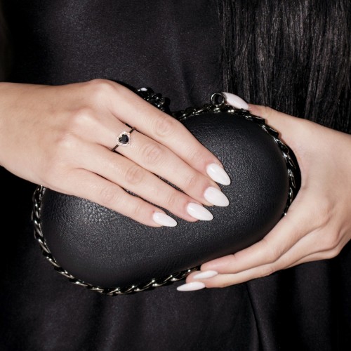 Δαχτυλίδι καρδιά από ροζ χρυσό Κ14 με ζιργκόν