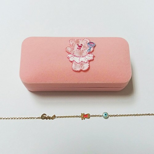 Χρυσό παιδικό βραχιόλι Κ9