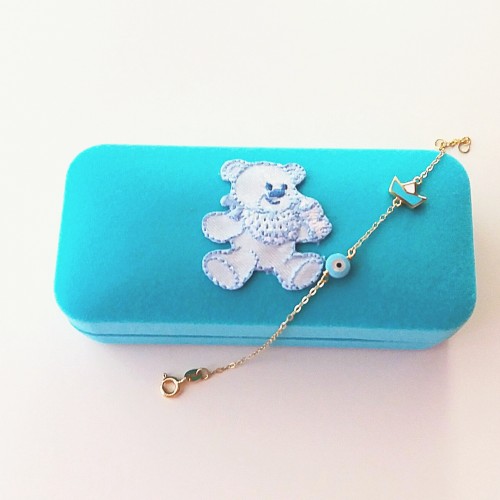 Χρυσό παιδικό βραχιόλι Κ14