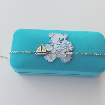 Χρυσό παιδικό βραχιόλι Κ9