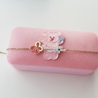 Χρυσό παιδικό βραχιόλι Κ9