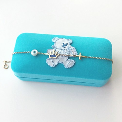 Χρυσό παιδικό βραχιόλι Κ9