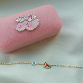 Χρυσό παιδικό βραχιόλι Κ14