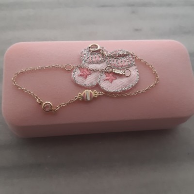 Παιδικό χρυσό βραχιόλι Κ9