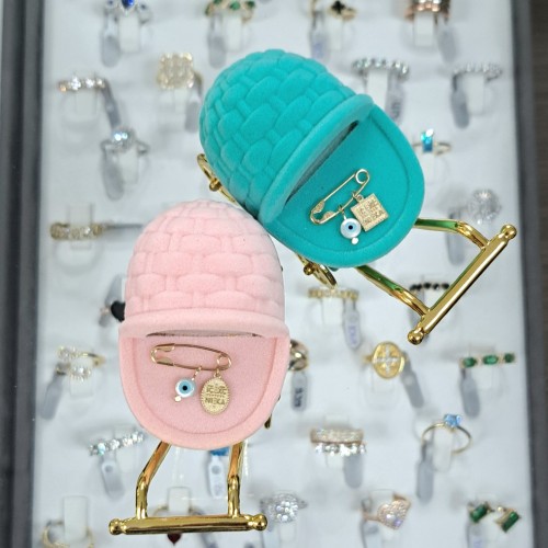 Χρυσή παραμάνα Κ9 με κωνσταντινάτο