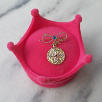 Χρυσή παραμάνα Κ9 με κωνσταντινάτο