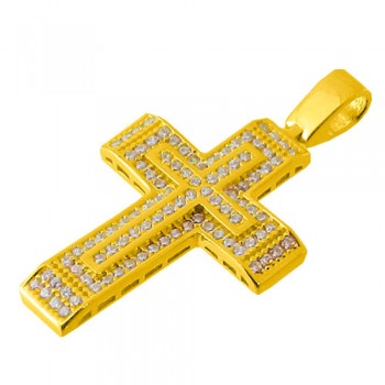 Χρυσός βαπτιστικός σταυρός Κ14