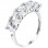 Ασημένιο σειρέ δαχτυλίδι 925 με Swarovski ζιργκόν