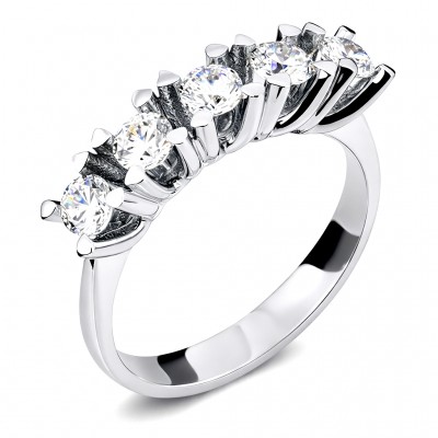Ασημένιο σειρέ δαχτυλίδι 925 με Swarovski ζιργκόν