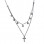 Ασημένιο κολιέ choker 925 με μαύρο επιπλατίνωμα