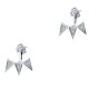 Ασημένια σκουλαρίκια ear jacket 925