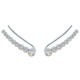 Ασημένια σκουλαρίκια ear cuff 925