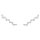 Ασημένια σκουλαρίκια ear cuff 925