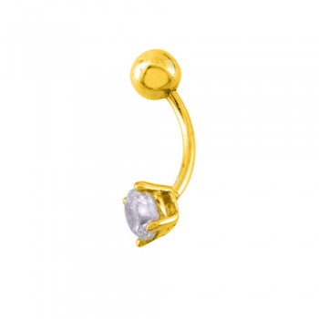 Χρυσό σκουλαρίκι piercing Κ14