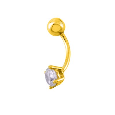 Χρυσό σκουλαρίκι piercing Κ14