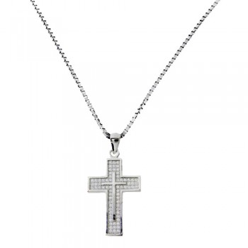 Ασημένιο κολιέ 925 με ζιργκόν