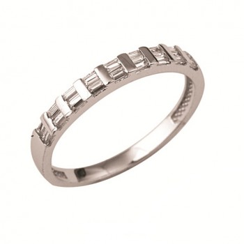 Λευκόχρυσο δαχτυλίδι σειρέ Κ14