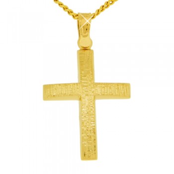 Ανδρικός χρυσός σταυρός Κ14