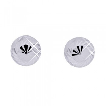 Λευκόχρυσα σκουλαρίκια Κ14