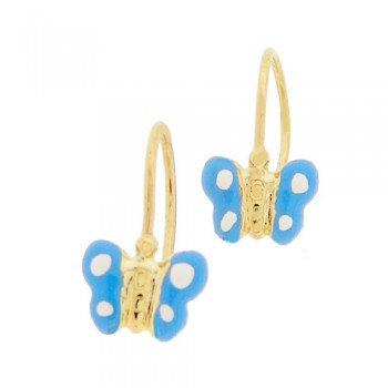 Παιδικά χρυσά σκουλαρίκια Κ9