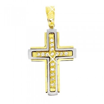 Χρυσός Σταυρός γυναικείος Κ14