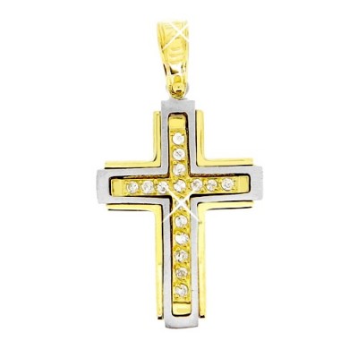 Χρυσός Σταυρός γυναικείος Κ14