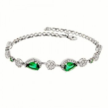 Λευκόχρυσο βραχιόλι Κ14